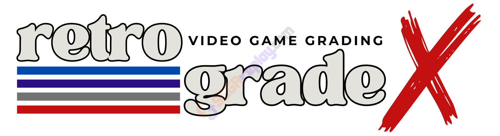 retrograde x white background